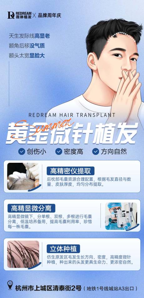 源文件下载【植发海报】编号：70340026309492841