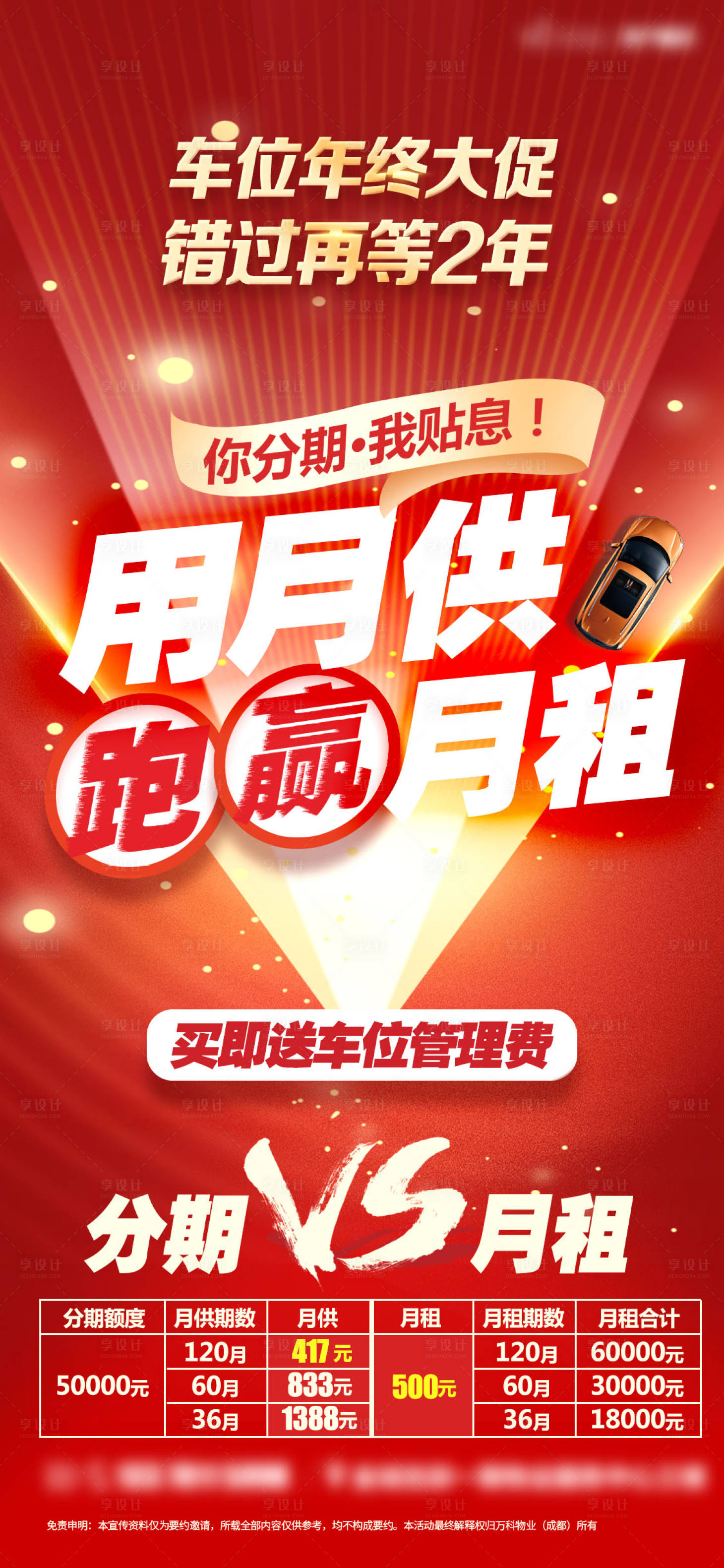 源文件下载【享设计】搜索编号：92870026376947625【车位地产海报】