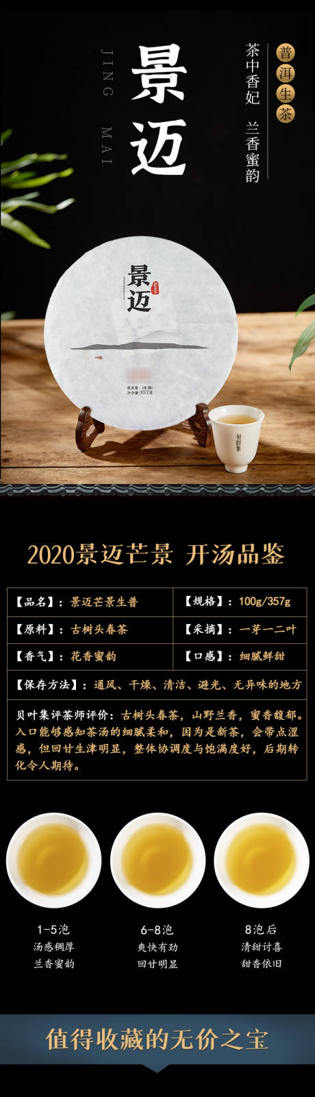 源文件下载【普洱生茶促销电商详情页】编号：44180026291915137