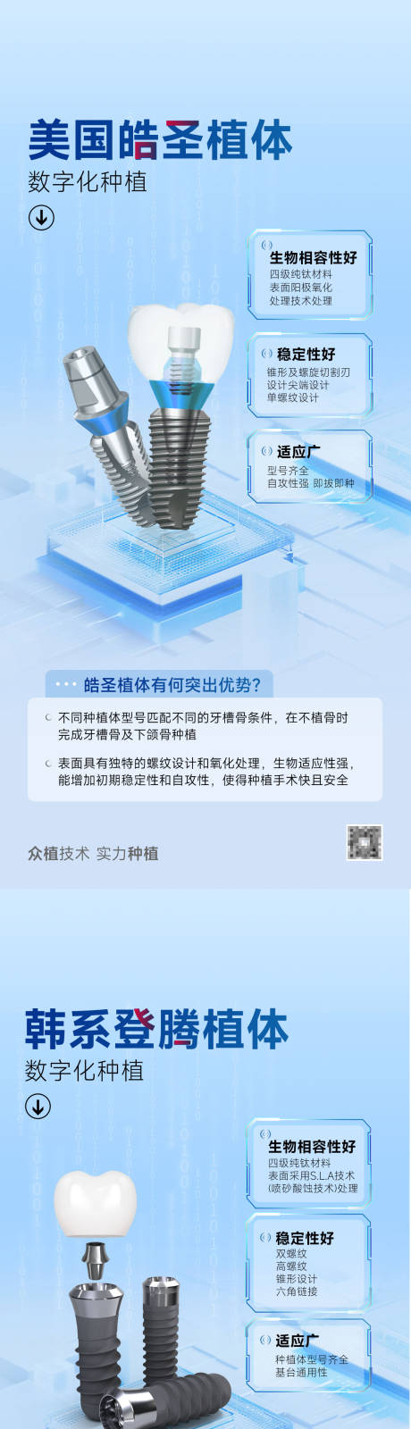 源文件下载【口腔种植体宣传系列海报】编号：52880026290233953