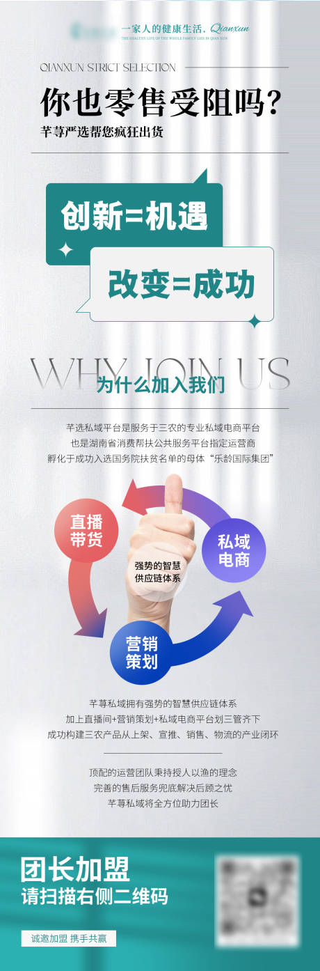 源文件下载【享设计】搜索编号：31170026253498191【私域招商长图】