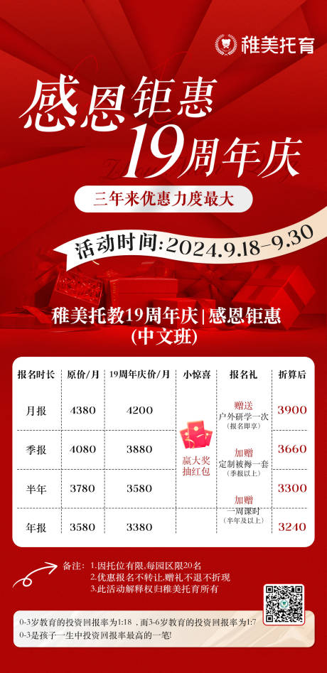周年庆感恩钜惠活动海报
