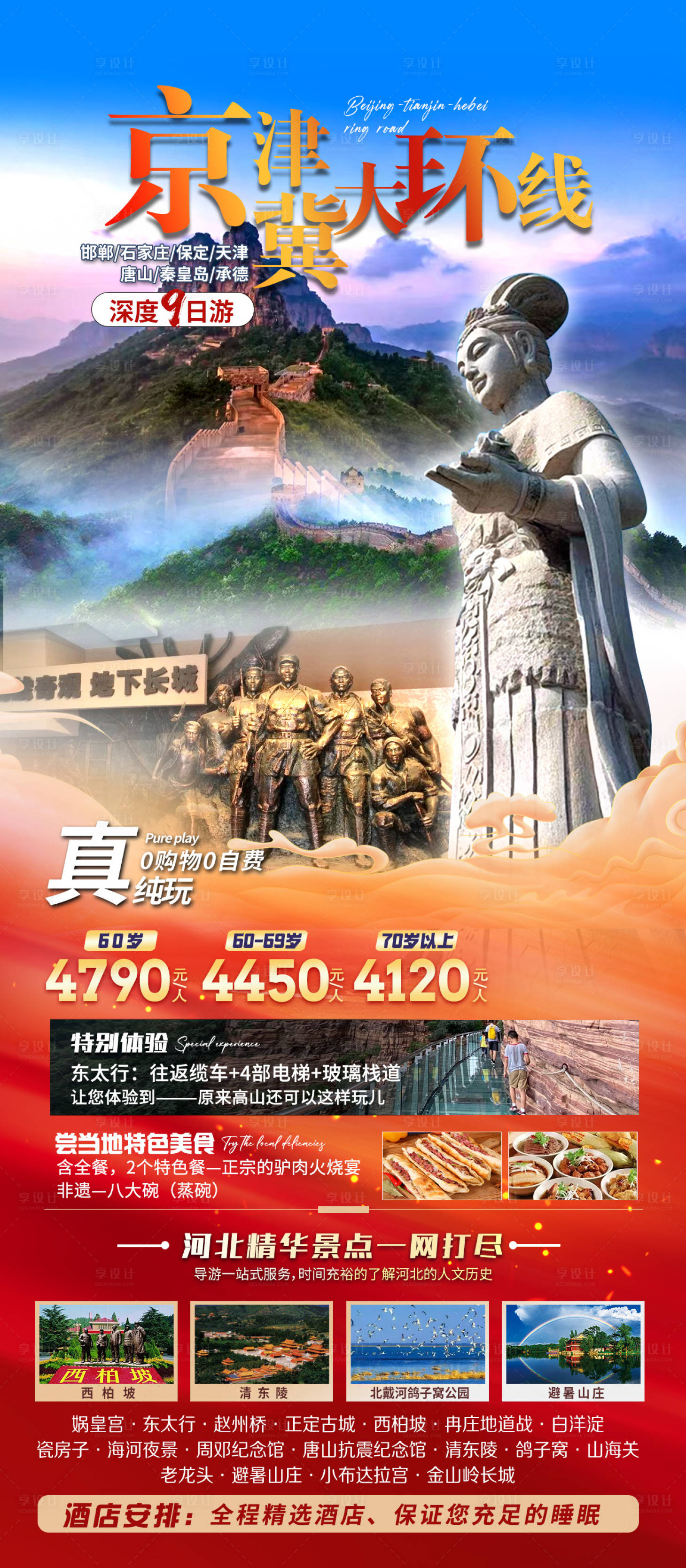 源文件下载【享设计】搜索编号：64430026310944933【京津冀大环线旅游海报】