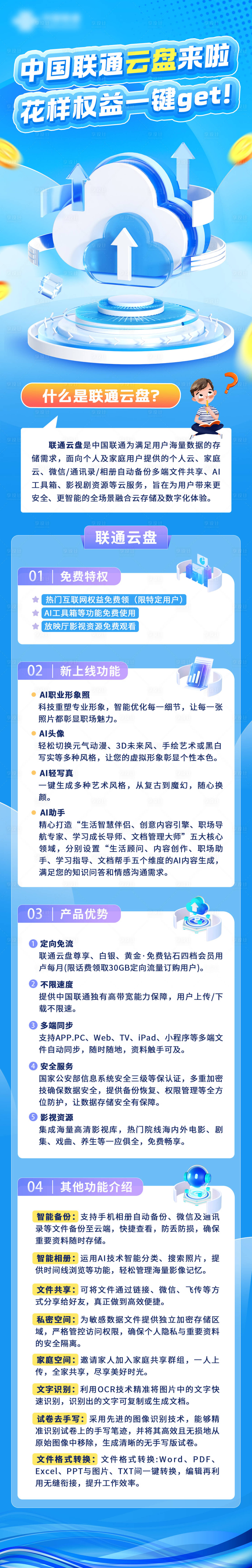 源文件下载【享设计】搜索编号：92080026513579301【云盘权益活动长图海报】