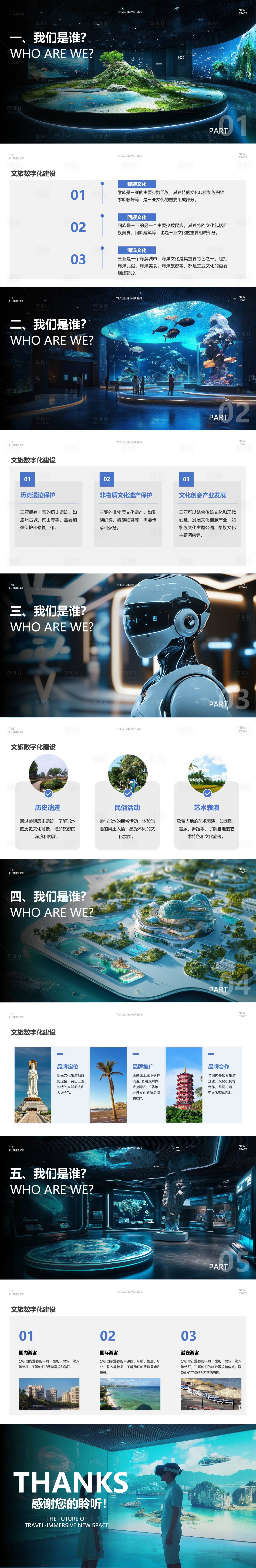 源文件下载【享设计】搜索编号：30320026286934447【元宇宙文旅项目科技展馆企业介绍ppt】