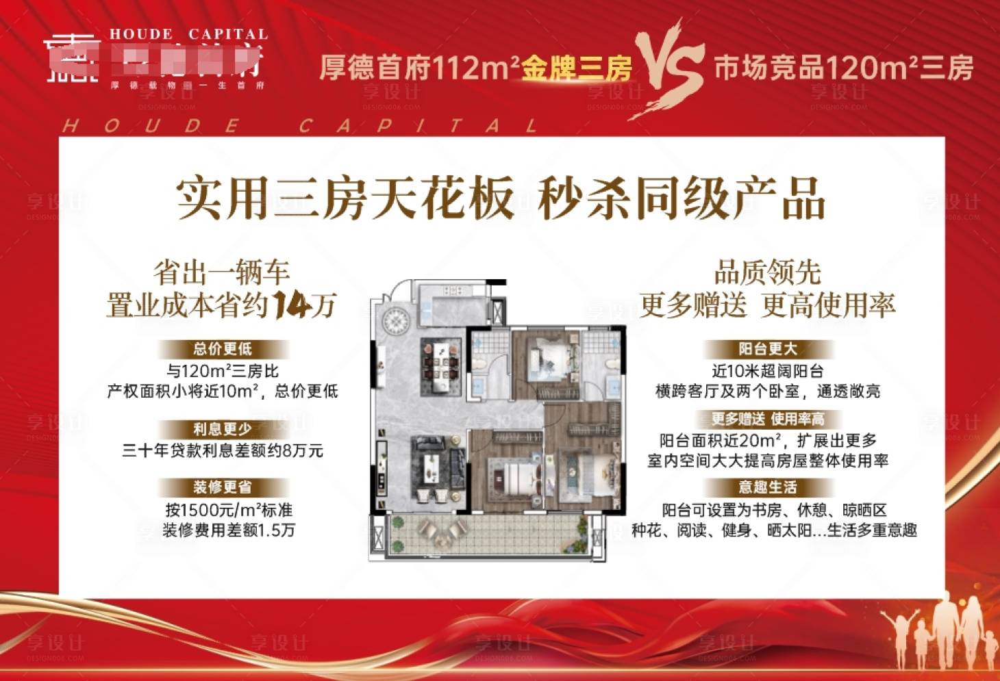 源文件下載【享設(shè)計(jì)】搜索編號(hào)：47490026313013826【戶型解析展板】