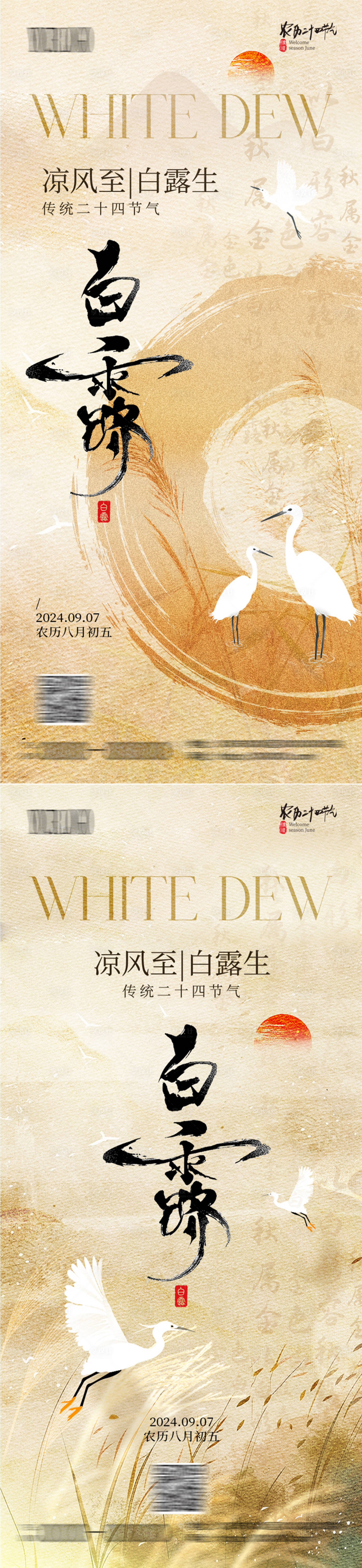 源文件下載【享設計】搜索編號：26610026061671211【白露節氣海報】
