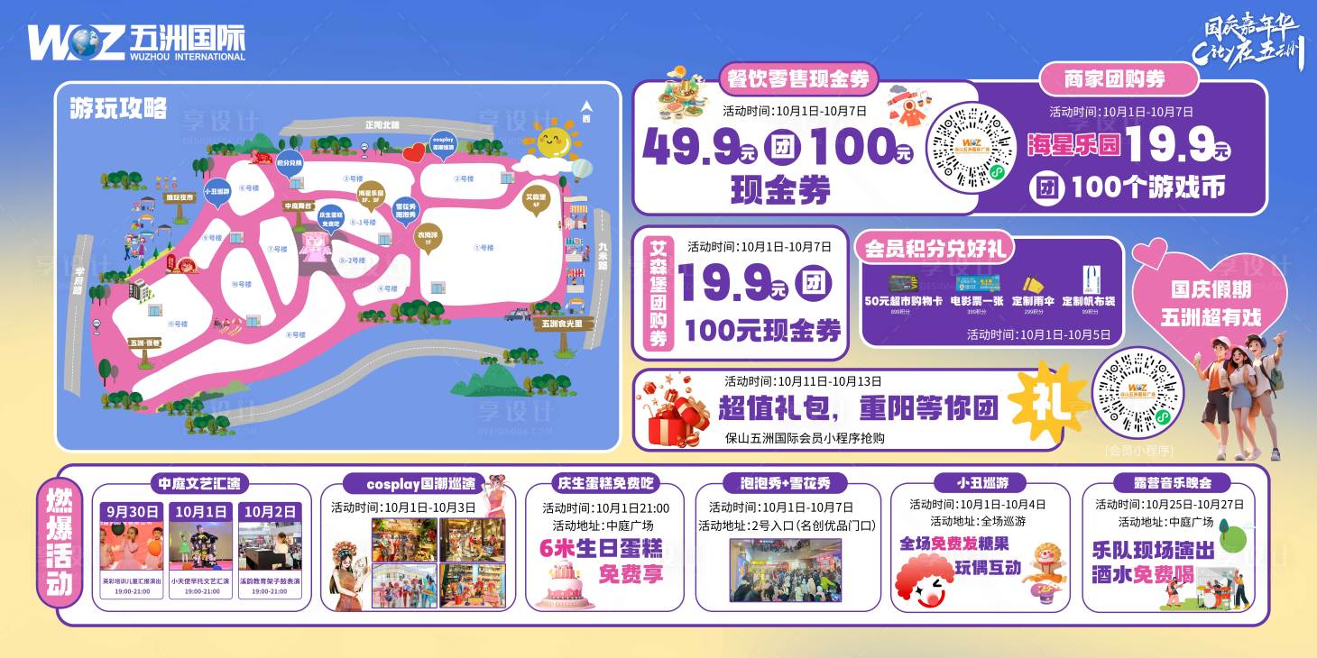 源文件下載【享設計】搜索編號：46500026530695864【游玩攻略背景板】