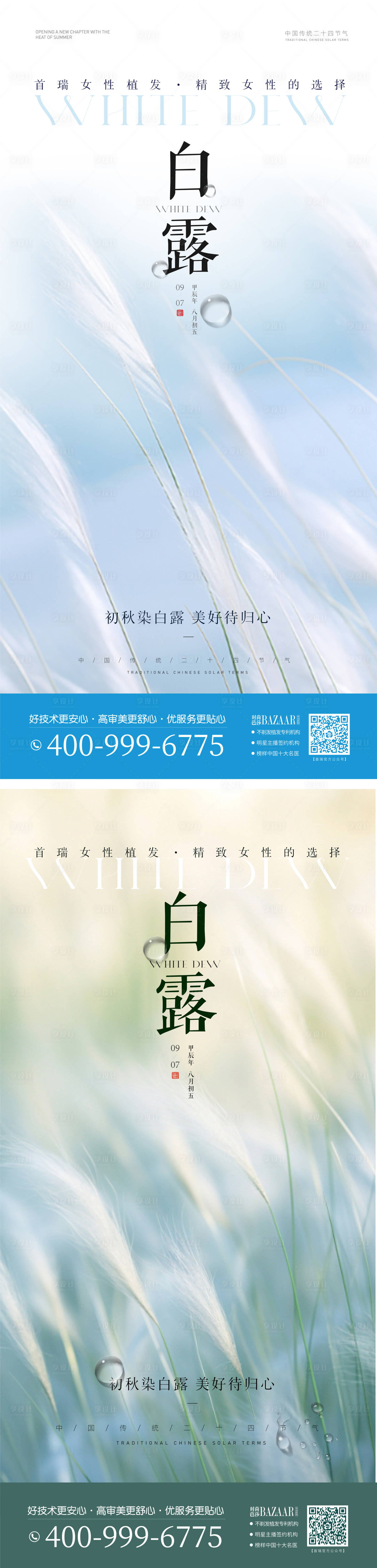 源文件下载【白露海报】编号：65910026079479378