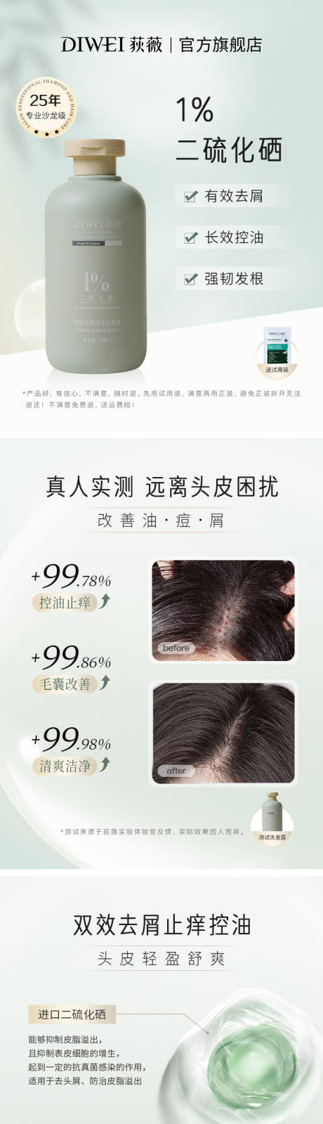 源文件下载【去屑洗发水系列海报】编号：76360026443141797