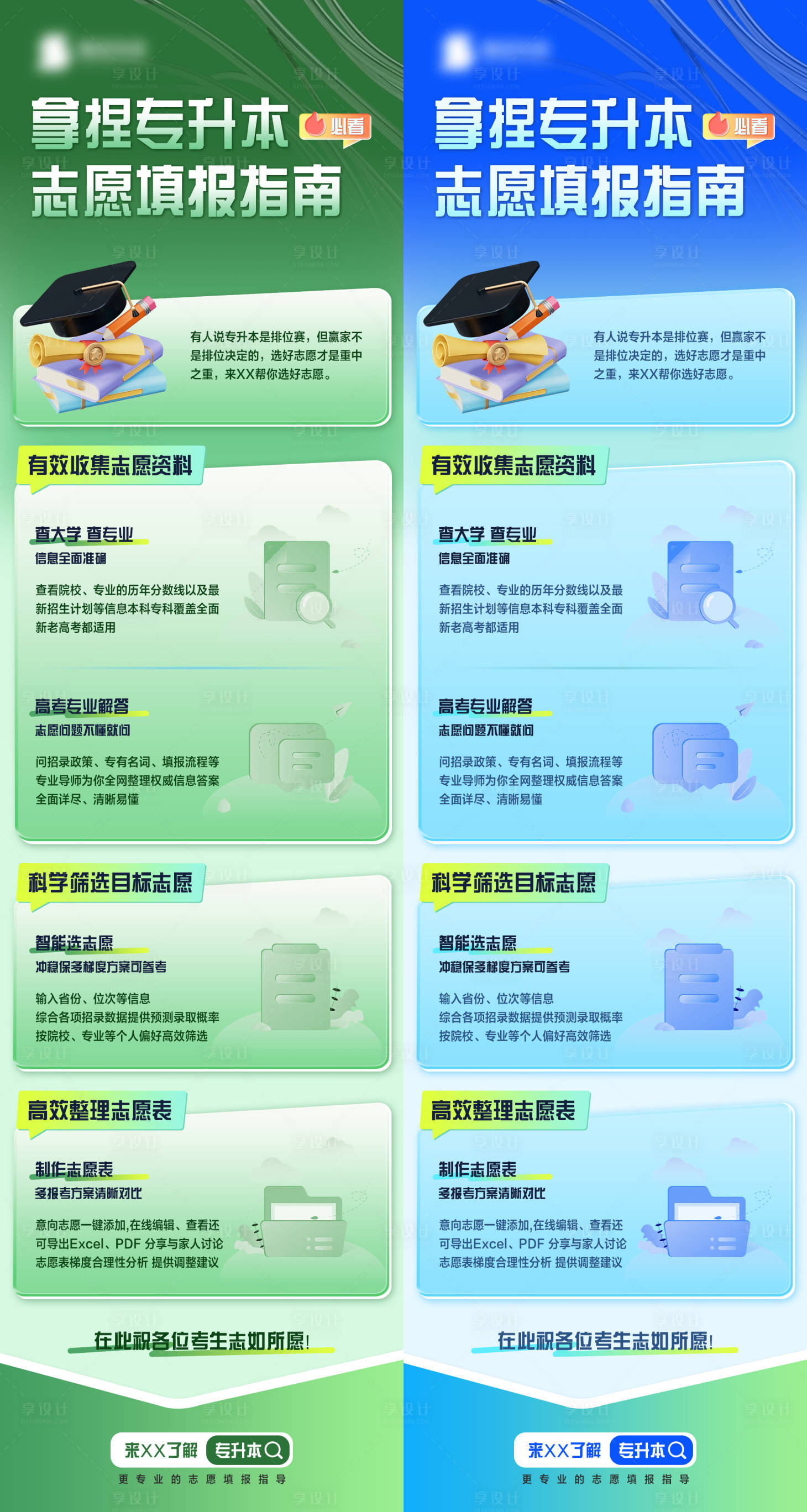 源文件下載【享設計】搜索編號：72560026117304711【專升本教育長圖】