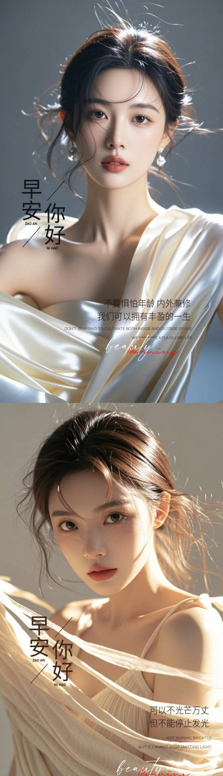 源文件下載【享設(shè)計】搜索編號：86120026351859573【醫(yī)美早安系列海報】