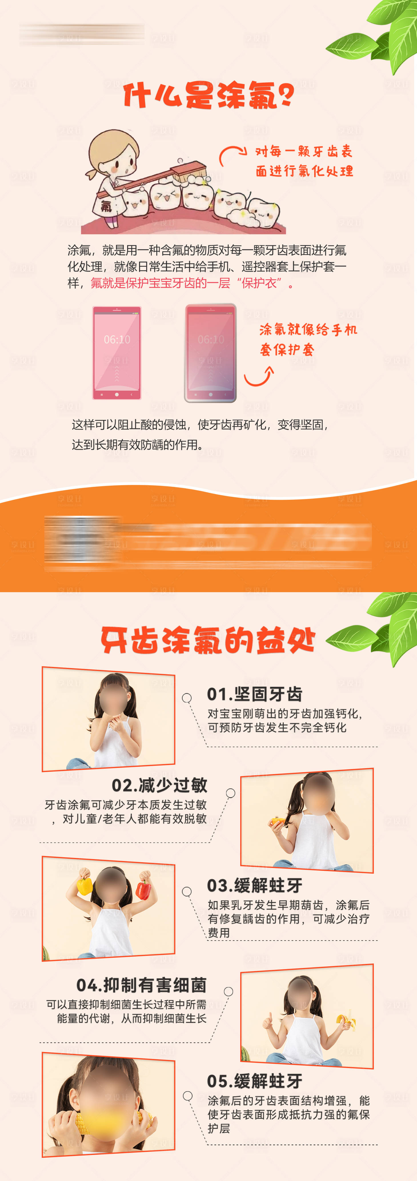 源文件下载【享设计】搜索编号：34850026392659156【口腔涂氟宣传单】