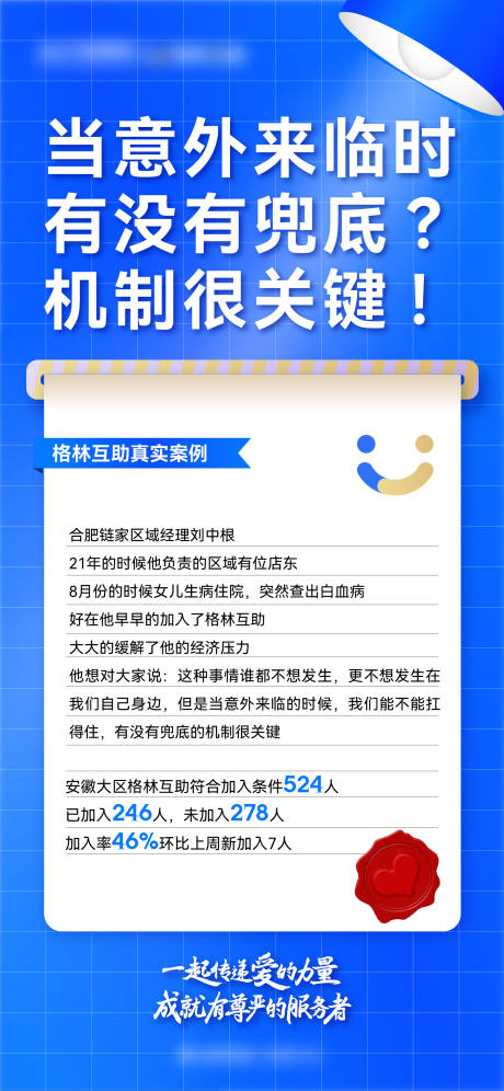 源文件下載【享設計】搜索編號：31300026350289742【格林互助案例海報】