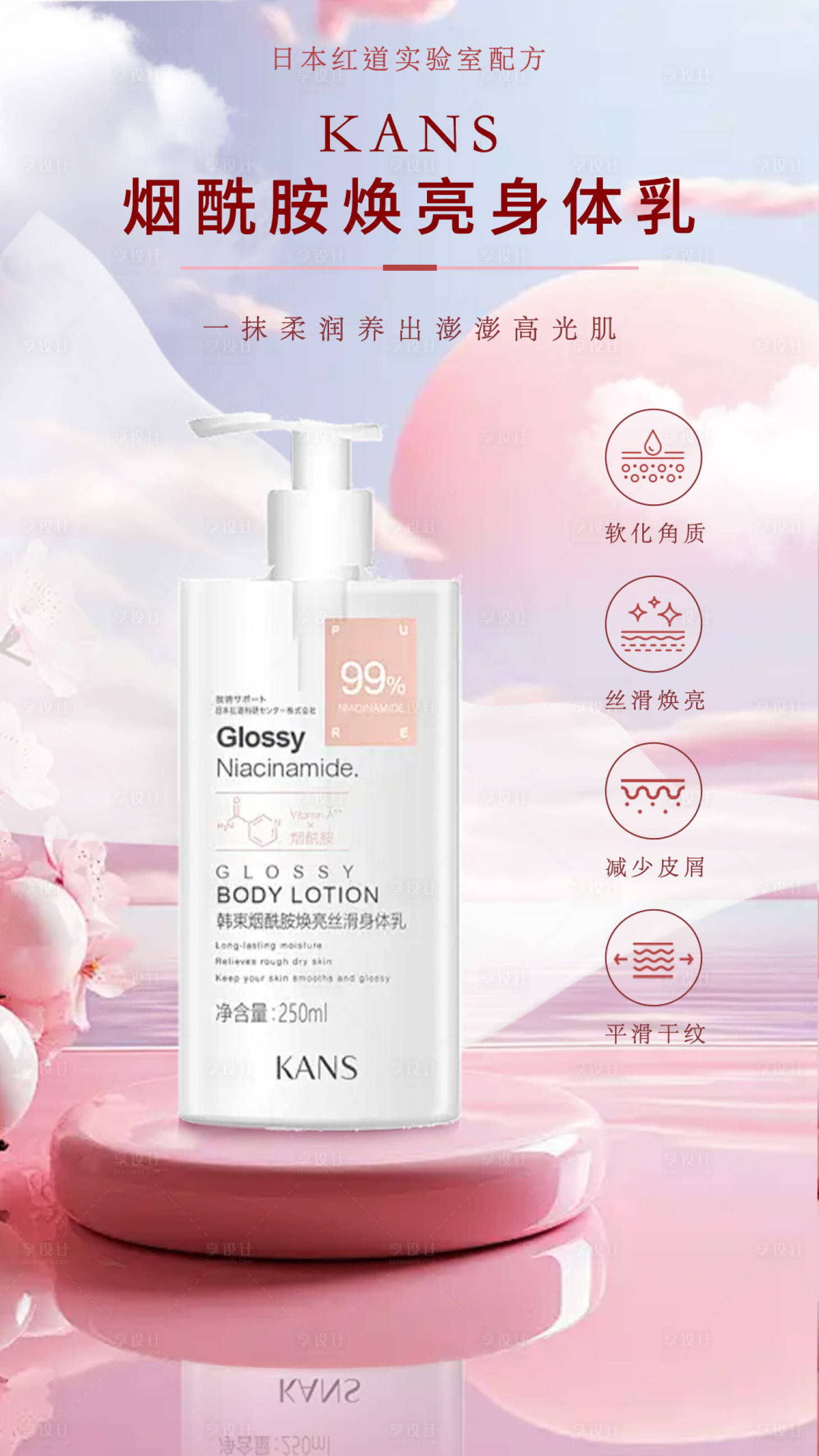 源文件下载【享设计】搜索编号：62930026422876233【身体乳电商海报】