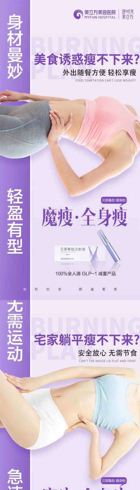 源文件下载【享设计】搜索编号：23880026154611405【医美整形减肥瘦身魔瘦全身瘦贝那鲁肽】