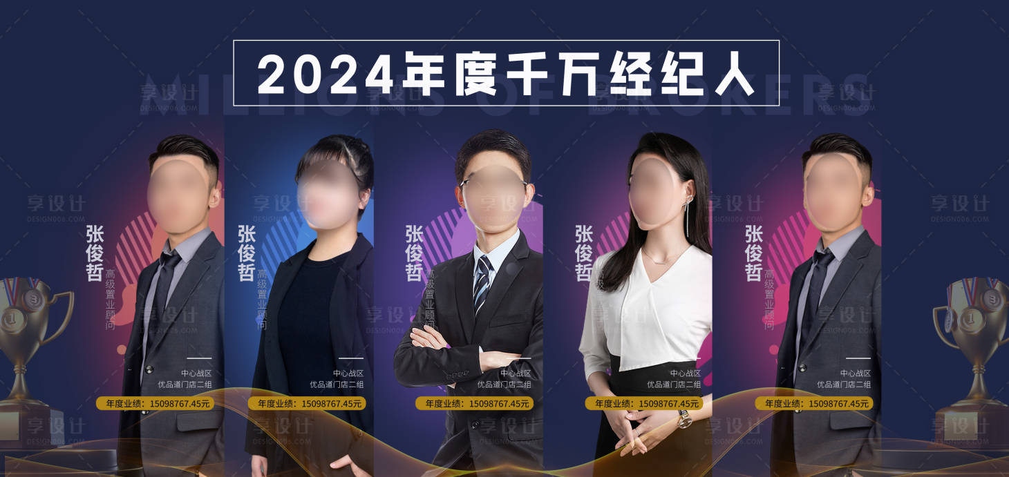 源文件下載【享設計】搜索編號：39460026405705147【銷售冠軍達人展海報展板】