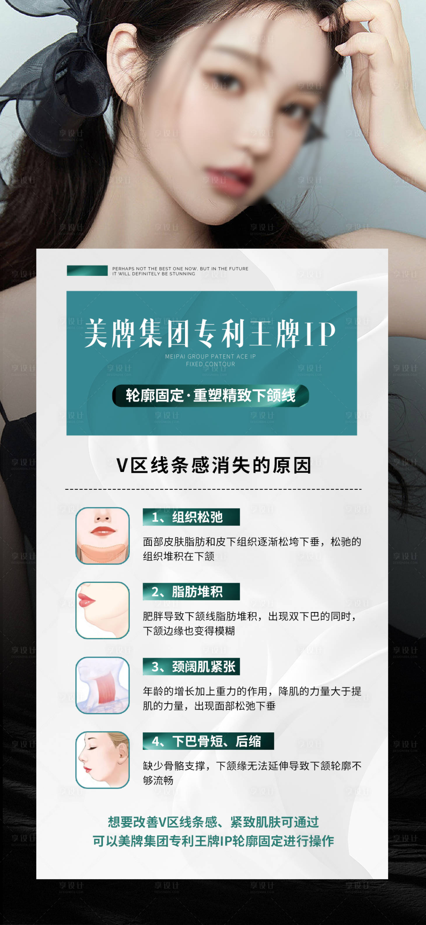 源文件下載【享設計】搜索編號：77310026162453214【醫美輪廓科普海報】