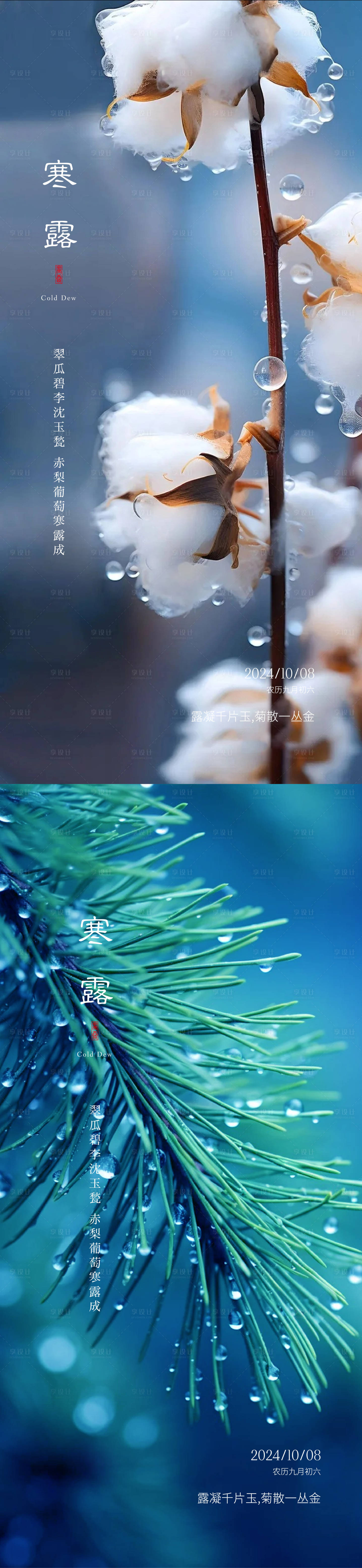 源文件下載【寒露白露雨水霜降小寒大寒】編號：65550026421201788
