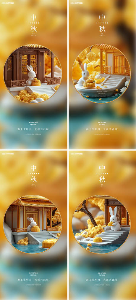 源文件下载【享设计】搜索编号：85560026080478914【中秋节中式地产海报】