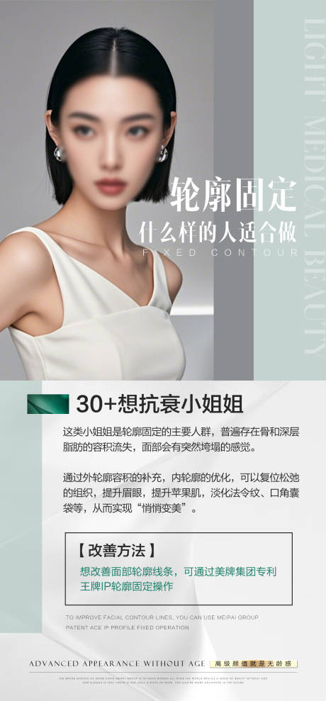 源文件下載【醫美輪廓科普海報】編號：77240026162382657