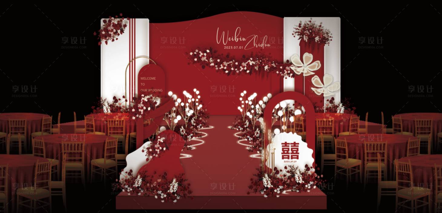 源文件下载【婚礼美陈】编号：42770026373073356