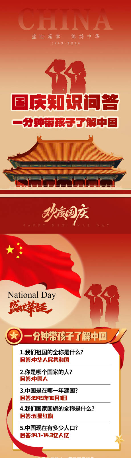源文件下載【享設計】搜索編號：92190026438805263【國慶系列問答系列海報展板】