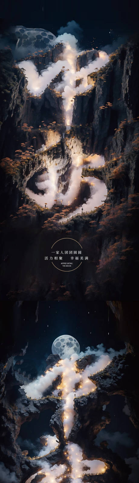 源文件下载【中秋节字体AI生成系列海报】编号：93170026140112133
