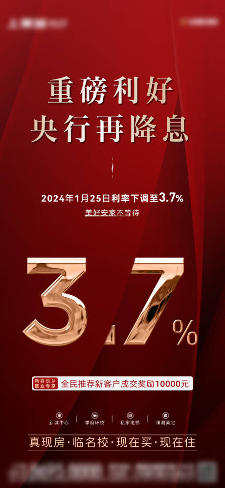 源文件下载【地产利率下调海报】编号：59960026512414479