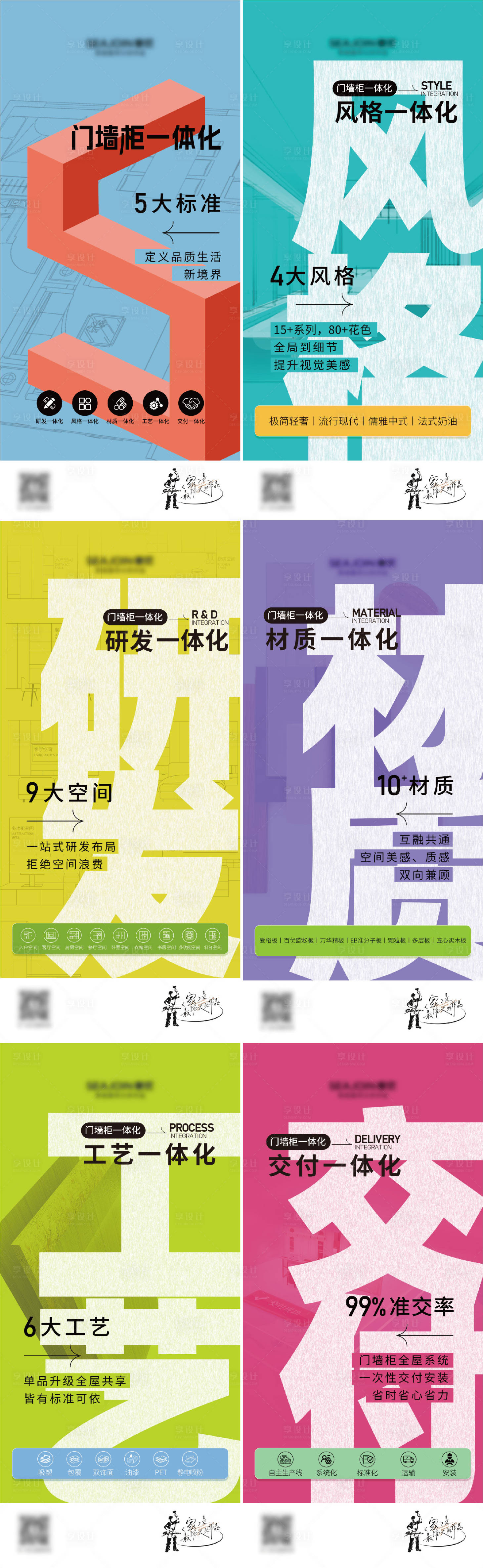 源文件下载【门墙柜一体化海报】编号：34530026191487511