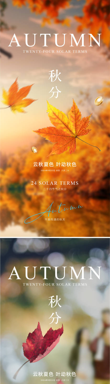 源文件下载【秋分节气宣传海报】编号：62340026335664993