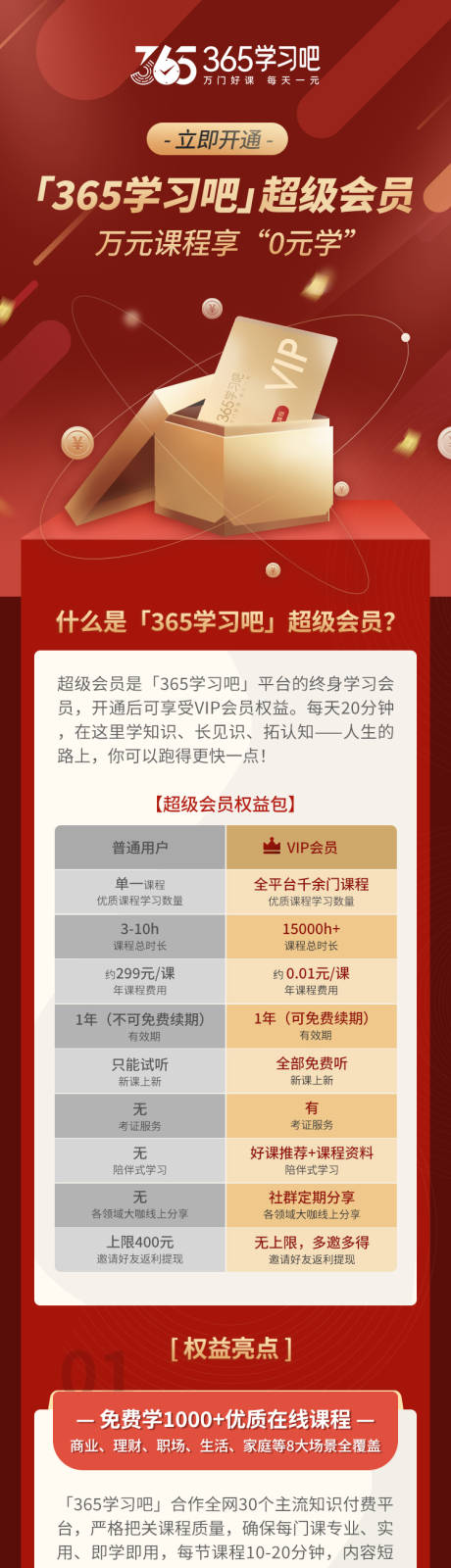 源文件下载【教育培训小程序会员权益电商详情页】编号：55850026439442534