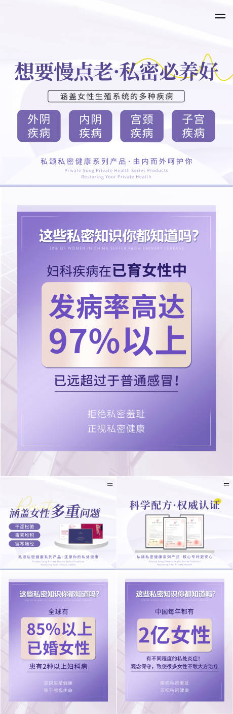 源文件下载【私密科普产品系列海报】编号：35060026286669701