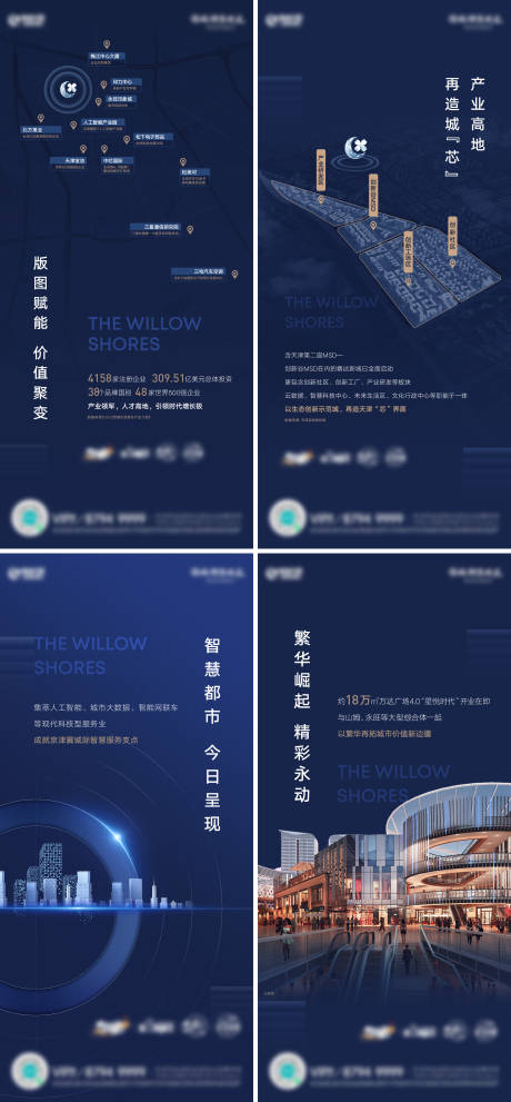 源文件下載【享設計】搜索編號：20310026402261642【房地產(chǎn)區(qū)域產(chǎn)業(yè)價值點系列海報】