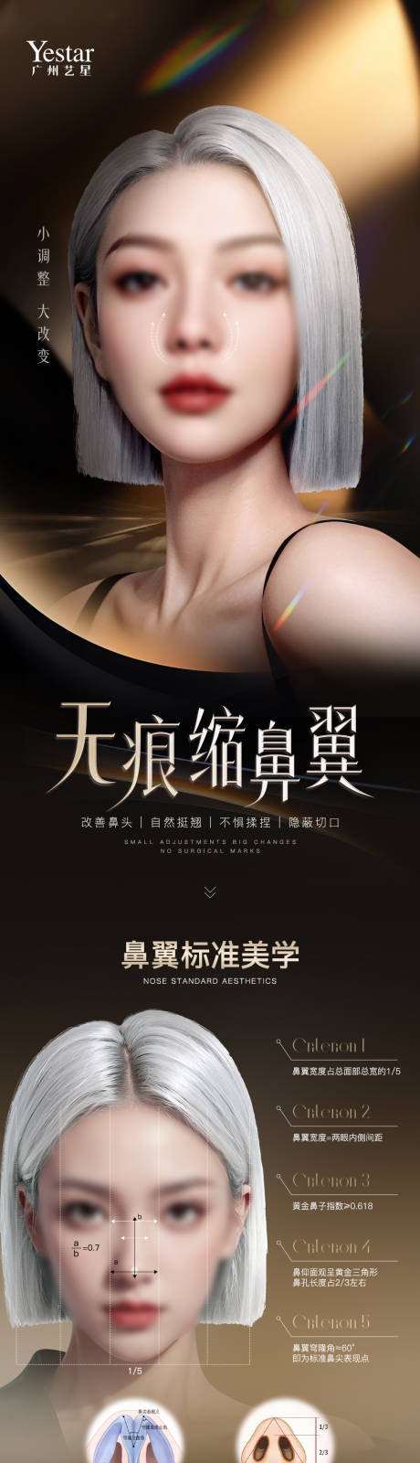 源文件下载【医美缩鼻翼长图】编号：84050026353729060