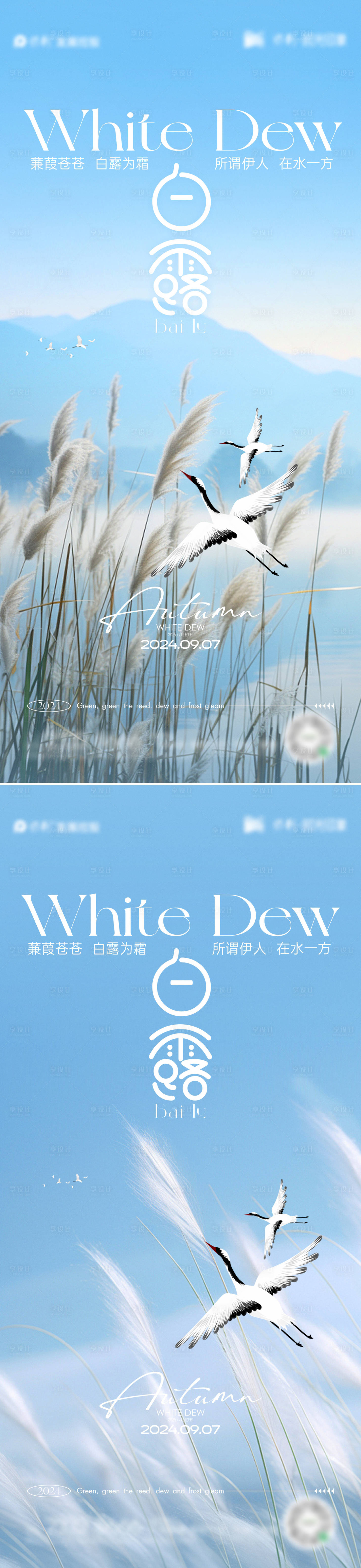 源文件下載【享設計】搜索編號：53210026050787752【白露節氣海報】