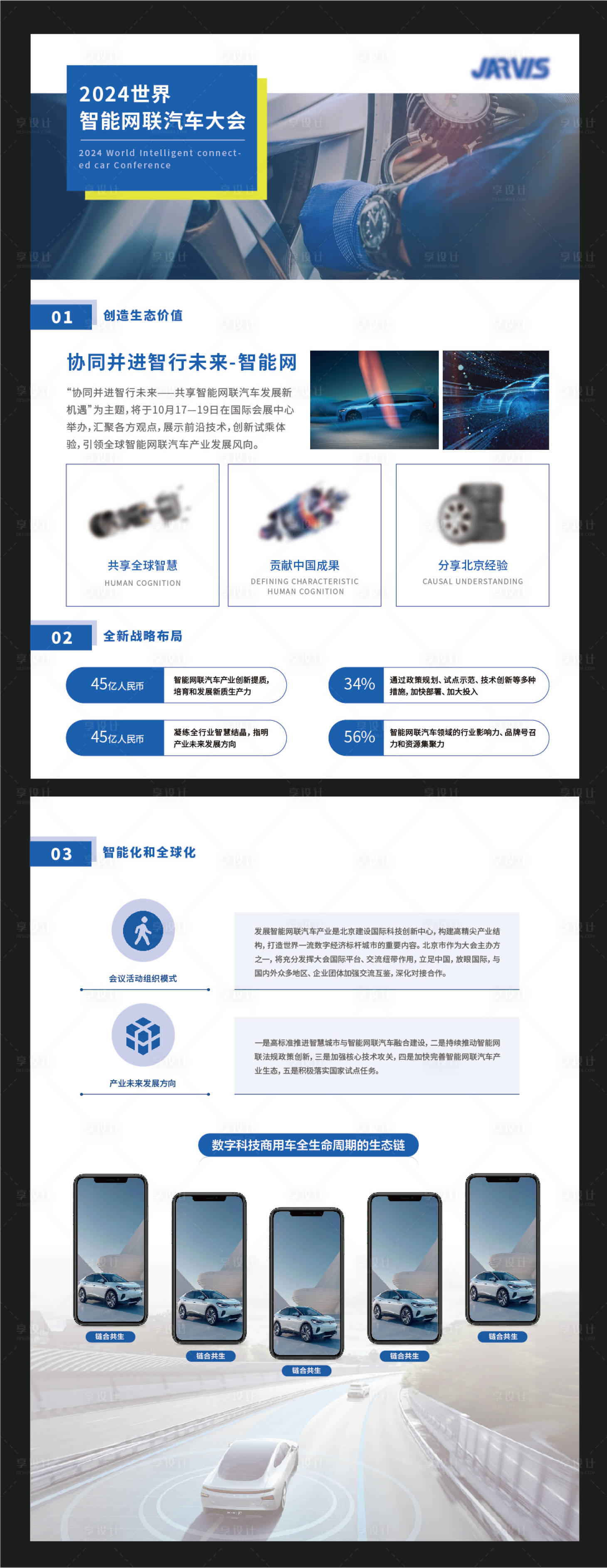 源文件下載【享設計】搜索編號：53530026527076359【汽車產品藍色商務DM宣傳單】