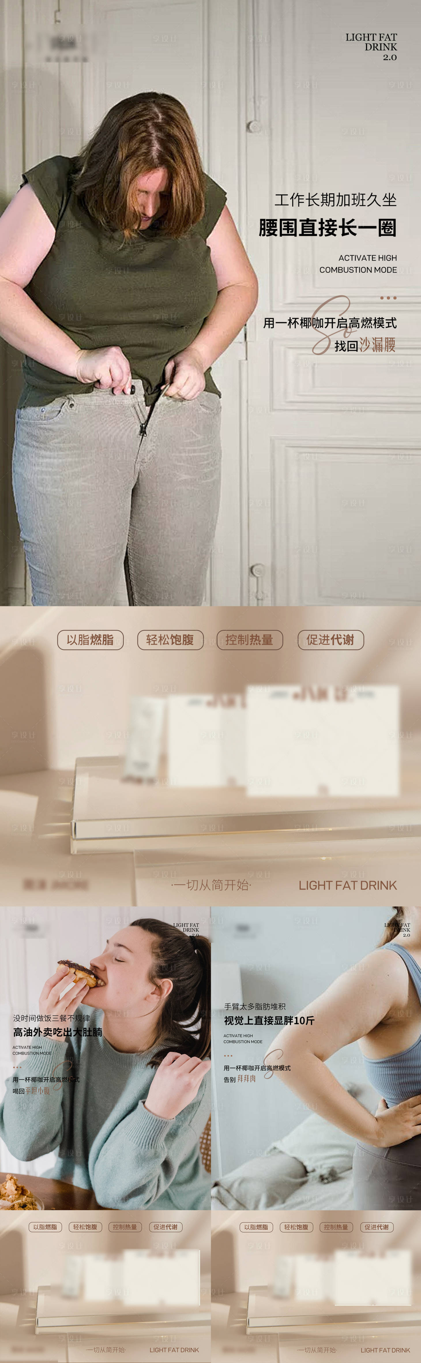 源文件下載【享設計】搜索編號：95400026484271687【減脂痛點】
