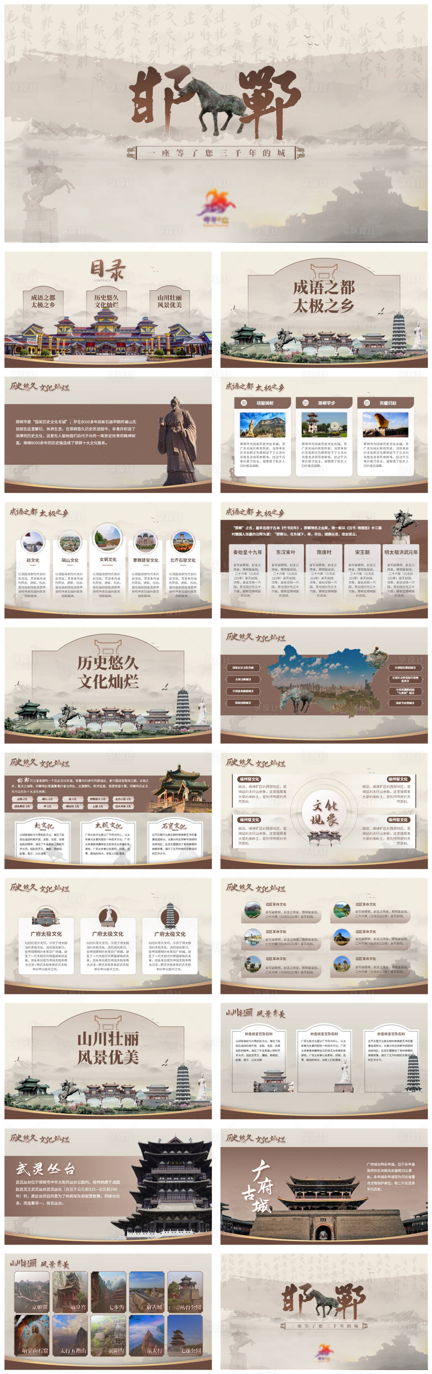 源文件下载【享设计】搜索编号：32140026514075179【旅游城市推荐文化PPT】