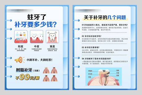 口腔蛀牙科普单页