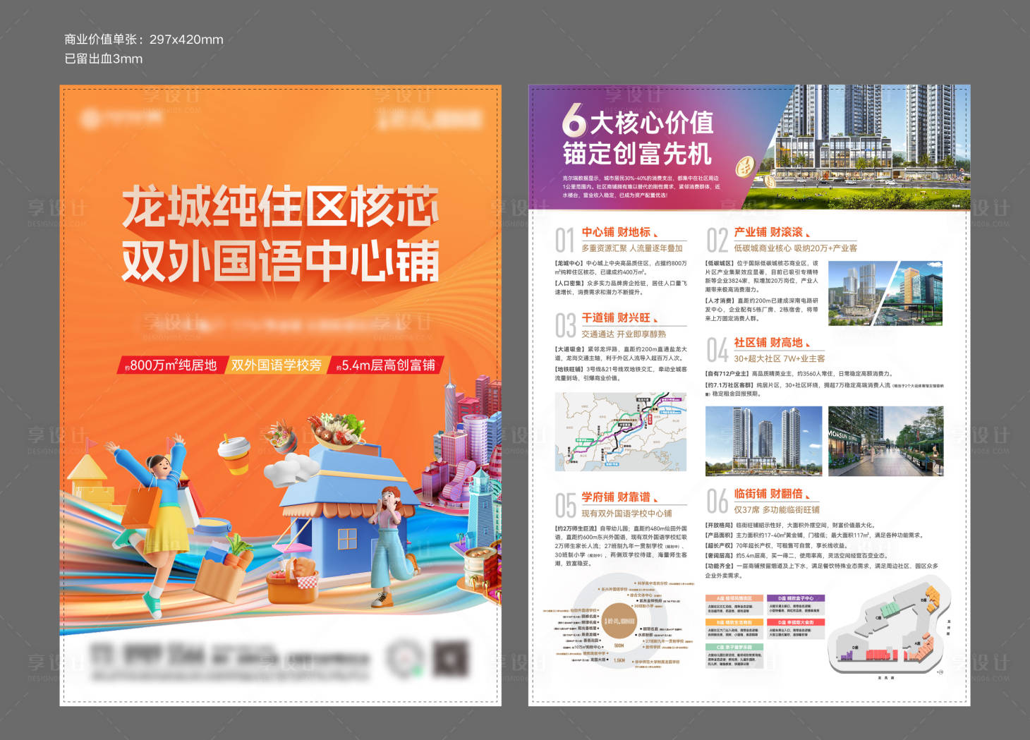 源文件下載【享設計】搜索編號：11890026505691914【地產商鋪單頁】