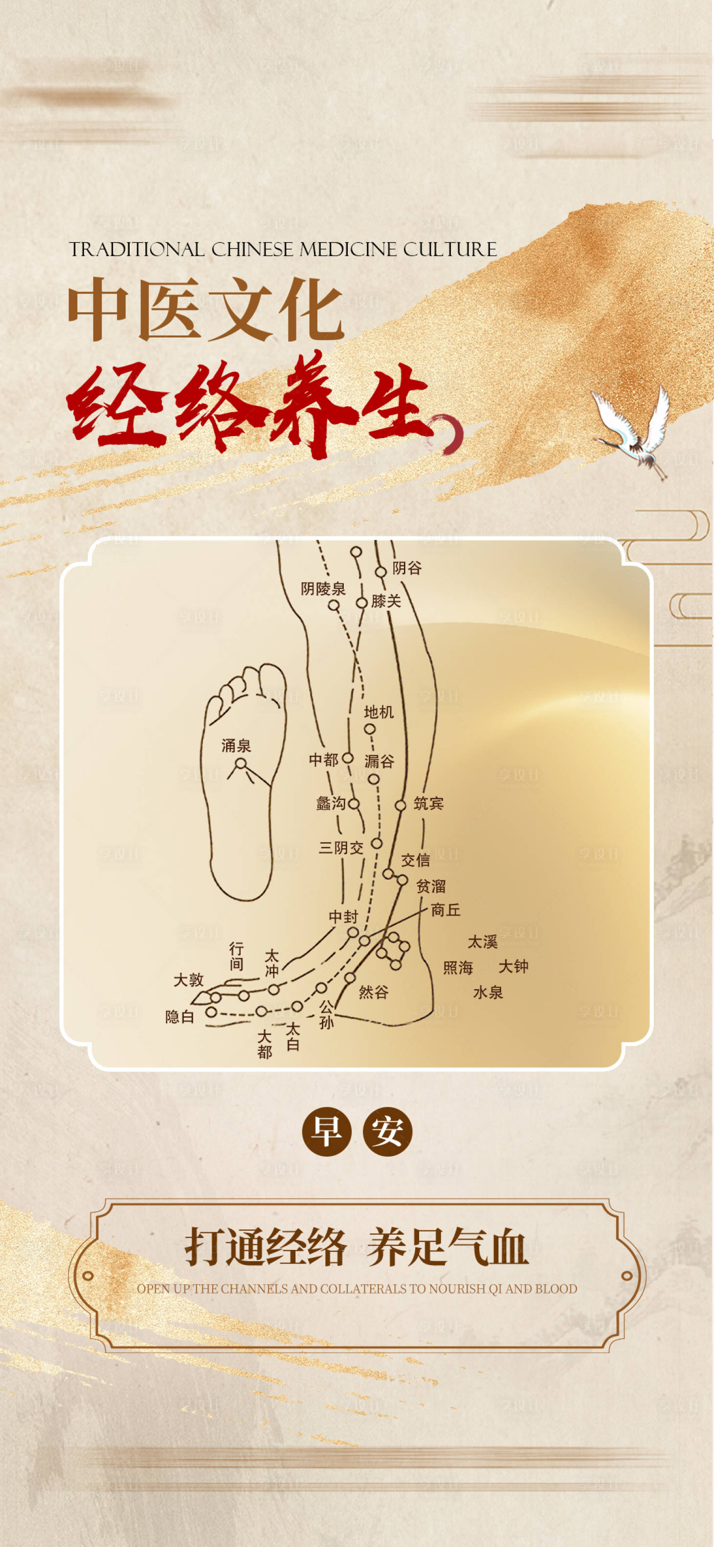 源文件下載【享設計】搜索編號：22740026066962153【中醫養生宣傳海報】
