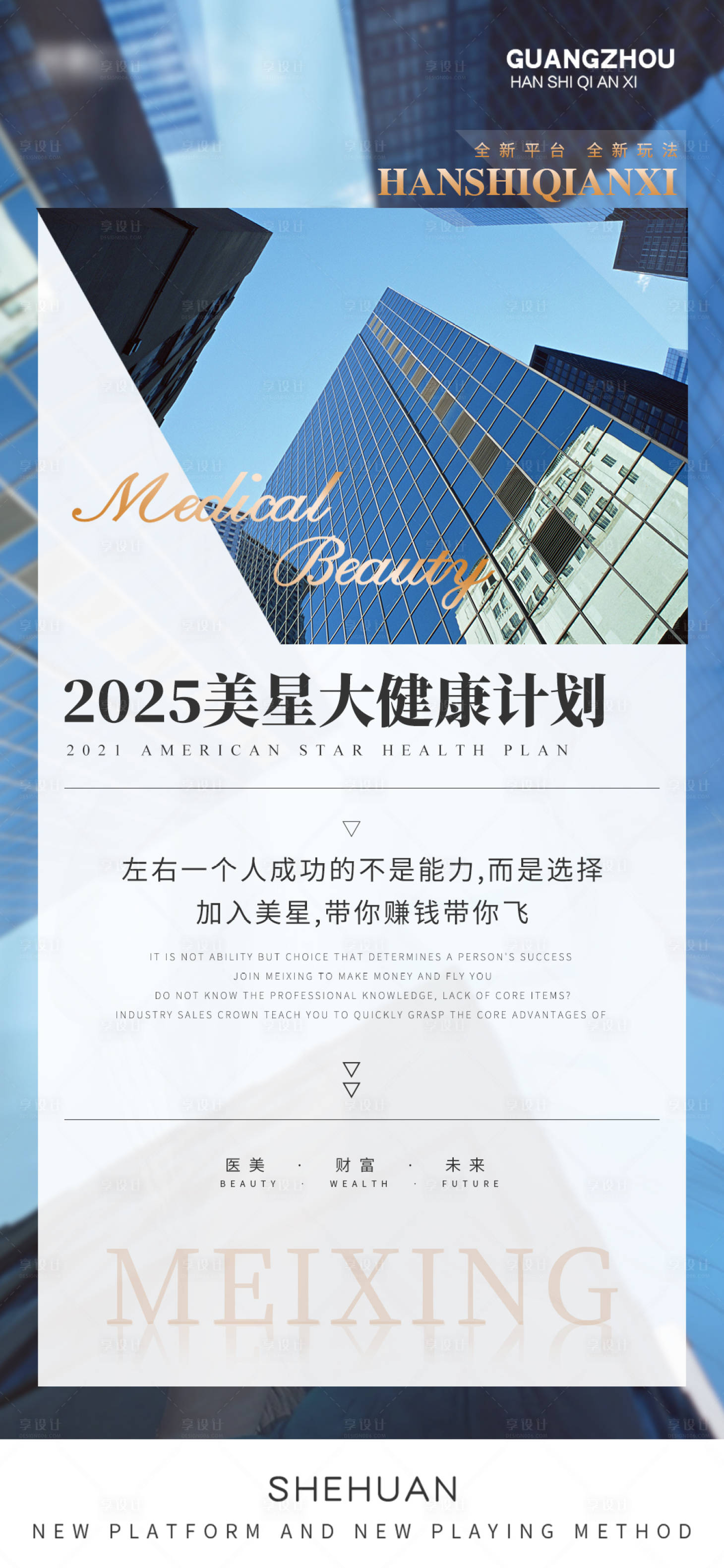源文件下载【享设计】搜索编号：92780026461941744【医美美容美业培训海报】