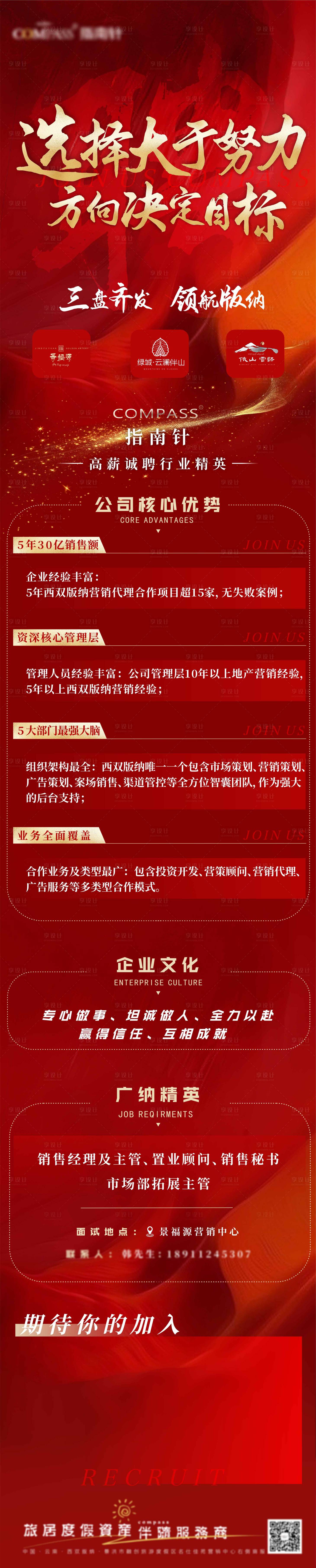 源文件下載【享設計】搜索編號：95840026667407288【招聘長圖】