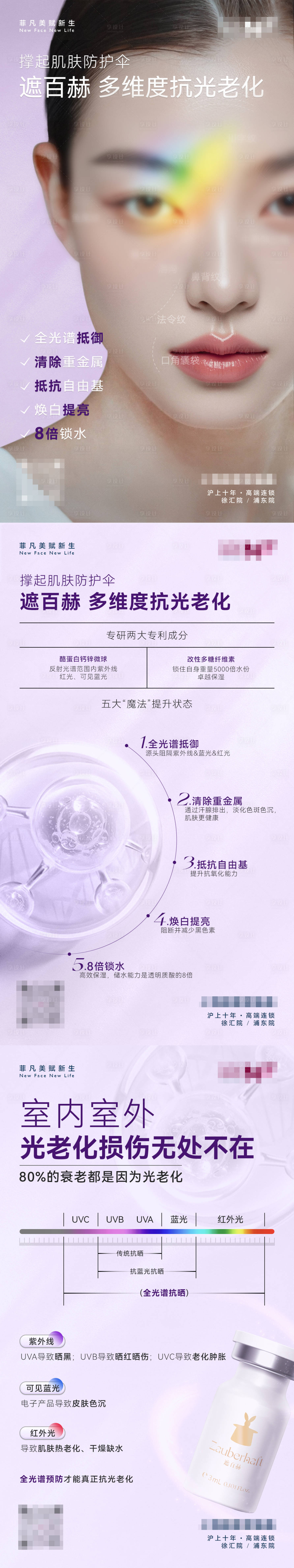 源文件下載【享設計】搜索編號：84360026996229588【醫(yī)美遮百赫抗衰科普海報】