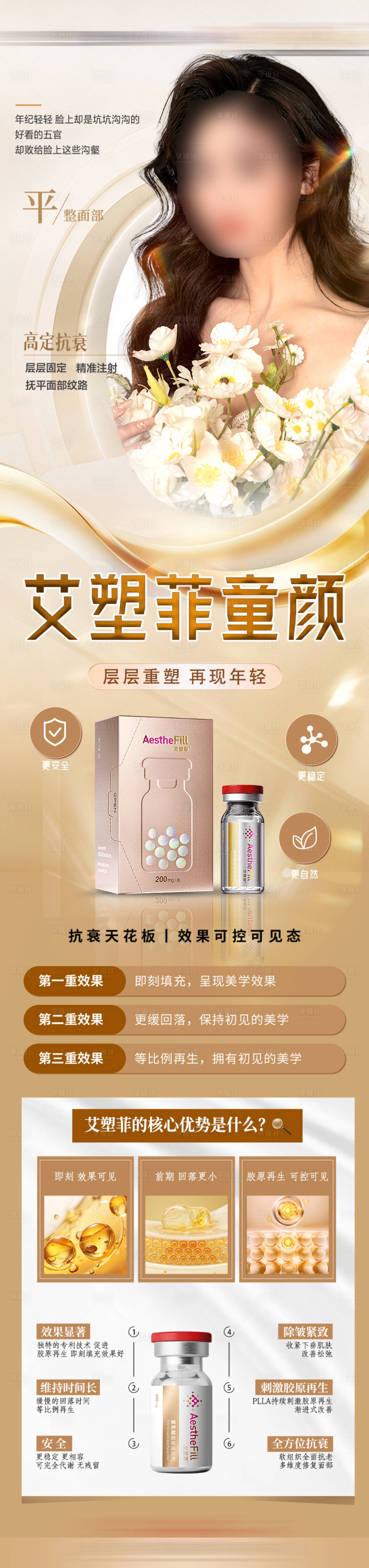 源文件下載【享設計】搜索編號：49760026805411484【醫美活動海報長圖】