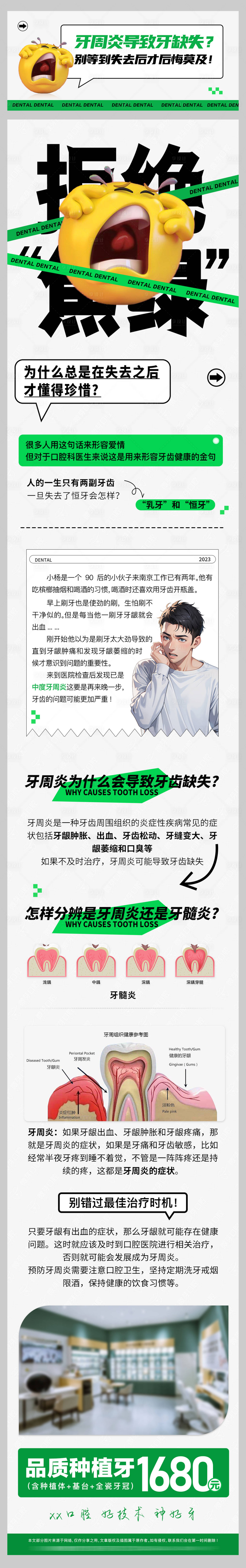 源文件下载【口腔科普长图知识海报】编号：62000026720786749