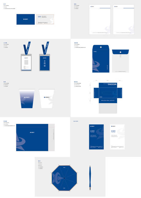 蓝色VI提案设计