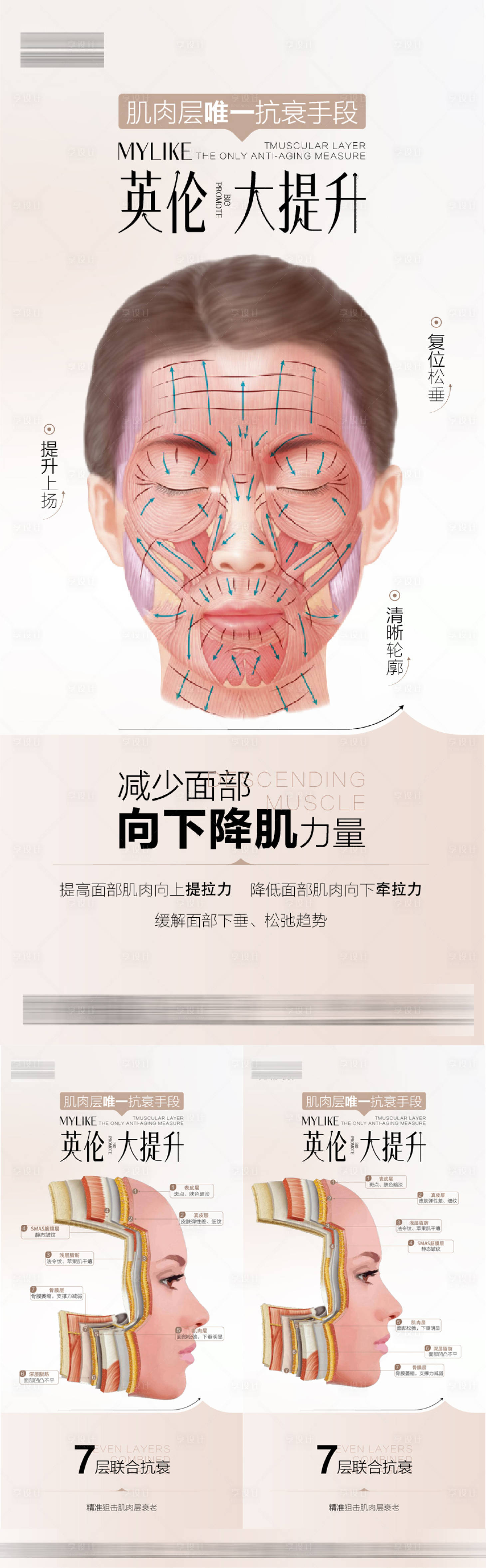 源文件下載【享設(shè)計(jì)】搜索編號(hào)：33030026574545610【醫(yī)美英倫大提升海報(bào)】