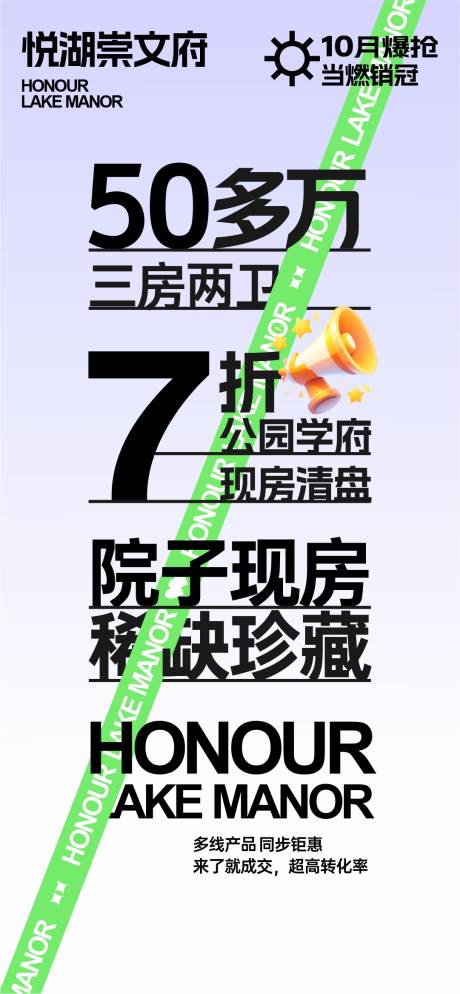 源文件下载【促销折扣地产海报】编号：82800026767693137